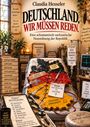 Buchtitel: "Deutschland, wir müssen reden." von Claudia Hesseler. Eine sarkastische Neuordnung der Republik. Im Arztzimmerstil.