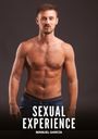 Text: "SEXUAL EXPERIENCE - MANUEL GARCÍA". Ein Mann mit freiem Oberkörper und Bart in dunkler Hose vor grauem Hintergrund.