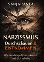 Titel: "Narzissmus Durchschauen & Entkommen". Ein Auge schaut durch zerbrochenes Glas.
