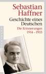 Sebastian Haffner: Geschichte eines Deutschen, Buch