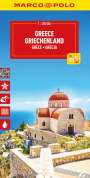 : MARCO POLO Reisekarte Griechenland (2-Karten-Set) 1:350.000, KRT
