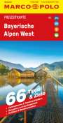 : MARCO POLO Freizeitkarte 45 Bayerische Alpen West 1:100.000, KRT