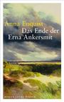 "Anna Enquist - Das Ende der Erna Ankersmit. Roman Luchterhand." Landschaftsgemälde mit bewölktem Himmel.