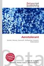 "Aerotolerant" steht in großer, roter Schrift. Hintergrund zeigt blaue Wasserblasen in Nahaufnahme.