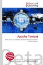 "Apache Tomcat", darunter Begriffe: Open Source, Java Servlet. Oben: "betascript publishing". Ein blaues technisches Design.