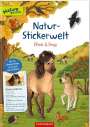 : Natur-Stickerwelt - Pferde und Ponys, Buch