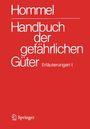 "Hommel: Handbuch der gefährlichen Güter, Erläuterungen I", darunter Springer-Logo auf rotem Hintergrund.
