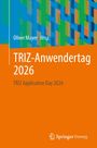 TRIZ-Anwendertag 2026. Illustration: Bunte, ineinandergreifende Rechtecke, orange Fläche unten.
