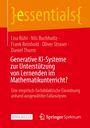 "Generative KI-Systeme zur Unterstützung von Lernenden im Mathematikunterricht?" Roter Hintergrund, Logo unten.