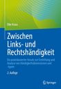 „Zwischen Links- und Rechtshändigkeit“, Autor: Elke Kraus, 2. Auflage, Ein überwiegend blauer Umschlag mit abstrakten grünen und blauen Formen, Springer-Logo.
