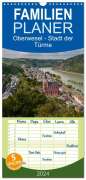 Erhard Hess: Familienplaner 2024 - Oberwesel - Stadt der Türme mit 5 Spalten (Wandkalender, 21 x 45 cm) CALVENDO, KAL