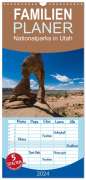 Rolf Hitzbleck: Familienplaner 2024 - Nationalparks in Utah mit 5 Spalten (Wandkalender, 21 x 45 cm) CALVENDO, KAL