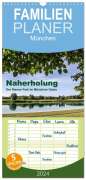 Lindhuber Josef: Familienplaner 2024 - Naherholung - Der Riemer Park im Münchner Osten mit 5 Spalten (Wandkalender, 21 x 45 cm) CALVENDO, KAL