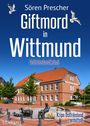 "Sören Prescher: Giftmord in Wittmund, Ostfrieslandkrimi, Kripo Ostfriesland ermittelt. Backsteingebäude mit rotem Dach."