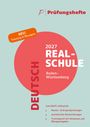"Prüfungsmaterial 2027 Realschule Baden-Württemberg. Deutsch. Neu: Training & Übungen. Pastellfarbene, moderne Gestaltung."