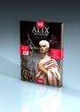 "ALIX Senator: Die blutigen Flügel" auf einem Comic-Cover. Ein Mann in römischer Toga, Vögel und Blitze im Hintergrund.