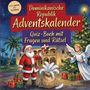 “Dominikanische Republik Adventskalender: Quiz-Buch mit Fragen und Rätsel.” Weihnachtsmann, Engel, Palmen, Geschenke.