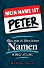 Martin Falk: Mein Name ist Peter, Buch
