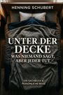 „UNTER DER DECKE – WAS NIEMAND SAGT, ABER JEDER TUT.“ zeigt ein Bett mit einer Person darin.