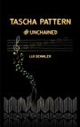 TASCHA PATTERN, #UNCHAINED, LUI DEMMLER. Noten blasen aus einer Mundharmonika, die über eine gemusterte Fläche zieht.