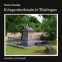 Titel: "Dieter Scheidig: Kriegerdenkmale in Thüringen". Unten: "Gestalt und Gehalt". Ein Denkmal mit Metallzaun.
