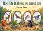 Titel: "ICH BIN ICH (UND DAS IST GUT SO!)" von Martina Kainz.   
Illustration: Tiere betrachten sich in Spiegeln.