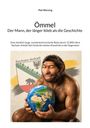 „Ömmel: Der Mann, der länger blieb als die Geschichte“ zeigt Neandertaler mit Weltkugel, vor einem Sachsen-Anhalt-Wappen.