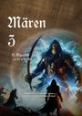 "Mären 3, B. Gigacher ...so ist es erzählt." Illustration: Ein Skelett mit Kapuze und Sense vor leuchtendem Hintergrund.