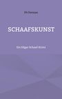 Text: "Pit Ferman", "SCHAAFSKUNST", "Ein Edgar Schaaf-Krimi". Hintergrund in hellem Violett mit geometrischen Formen.