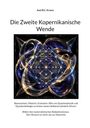 „Die Zweite Kopernikanische Wende” von Axel B.C. Krauss. Abstraktes Muster mit goldenen und blauen geometrischen Formen.