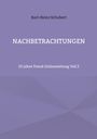 Karl-Heinz Schubert, NACHBETRACHTUNGEN, 25 Jahre Trend Onlinezeitung Teil 2. Lila Hintergrund, minimalistisches Design.