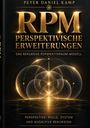 Das Buchcover zeigt Texte: "RPM Perspektivische Erweiterungen", "Das rekursive Perspektivraum-Modell". Goldene Kugeln.