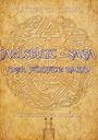 „Rainer W. Grimm. Jarlsblut-Saga, der fünfte Band. Historischer Roman.“ Hintergrund: wikingerartige Ornamente.