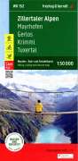 : Zillertaler Alpen, Wander-, Rad- und Freizeitkarte 1:50.000, freytag & berndt, WK 152, KRT