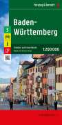 : Baden-Württemberg, Straßen- und Freizeitkarte 1:200.000, freytag & berndt, KRT