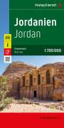 : Jordanien, Straßenkarte 1:700.000, freytag & berndt, KRT