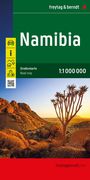 : Namibia, Straßenkarte 1:1.000.000, freytag & berndt, KRT