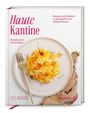 "Haute Kantine", Rezepte der Waldorfschulen. Daniela Zorić, Miriam Rönn. Teller mit Pasta, Gabel und Stoffserviette.