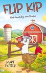 Titel: "FLIP KIP", Untertitel: "Het etensbakje van Brutus". Illustration: Huhn vor einer Scheune.
