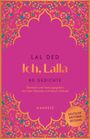 "LAL DED Ich, Lalla 80 Gedichte. Übersetzt und herausgegeben von Ilija Trojanow und Ranjit Hoskoté. MANESSE. DEUTSCHE ERSTÜBERSETZUNG." Verzierungen aus floralen Mustern.