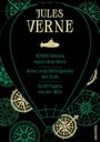 Titel: Jules Verne. Werke: "20 000 Meilen unter dem Meer", "Reise zum Mittelpunkt der Erde", "In 80 Tagen um die Welt". Ballon.