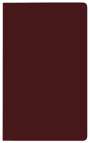 : Taschenkalender Saturn Leporello PVC burgund 2024, Buch