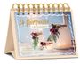 „24 Atempausen im Advent“; mit Anregungen & achtsamen Momenten. Winterliches Cover mit Kerzen in Schneelandschaft.