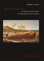 Buchtitel: "Duplizität des Klassischen" von Michele Cometa. Illustration: Ruinenlandschaft mit liegendem Steinkoloss.