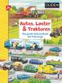 Christina Braun: Duden 24+: Autos, Laster & Traktoren: Das große Wimmelbuch der Fahrzeuge, Buch