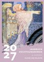 „2027 Jahrbuch Hochtaunuskreis, 35. Jahrgang, Glaube und Religion“. Illustration eines Engels mit bunten Federn.