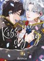 „Kiss me crying“, „2“, „Arinco“. Zwei Anime-Figuren, eine mit schwarzem Haar und eine mit silbernem. Sie tragen bunte Kleidung.