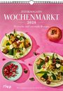 "ZEITmagazin Wochenmarkt 2028", "53 frische und saisonale Rezepte". Gericht und Granatapfel auf rosa Hintergrund.