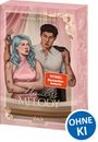 „Cover folgt bald“ in rosa Schrift auf wolkigem Hintergrund, Herzen als Ladebalken, „Loewe Intense“ unten.