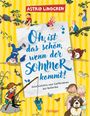 "Oh, ist das schön, wenn der Sommer kommt! Geschichten von Saltkrokan bis Bullerbü." Illustration mit Kindern und Tieren.
